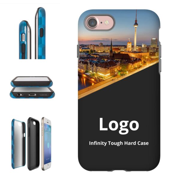 Infinity tough hard case Handy Hülle mit Logo ideal für 3D Druck