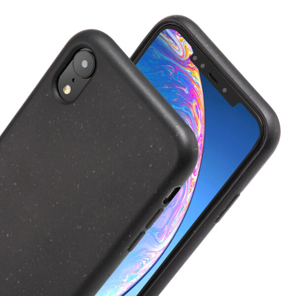 Smartphone case black biodegradable for iphones