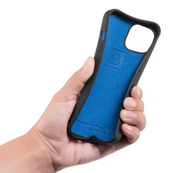 Black Series iPhone case with soft inlay, customize with company logo
