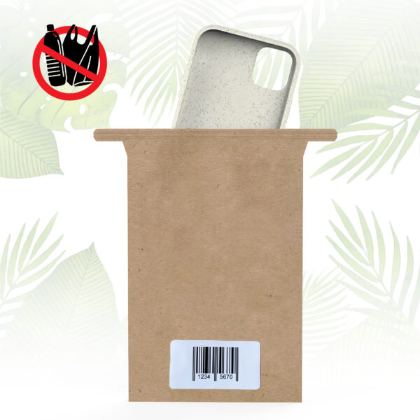 Single Paper Bag For Tablet Cases neutral with white label