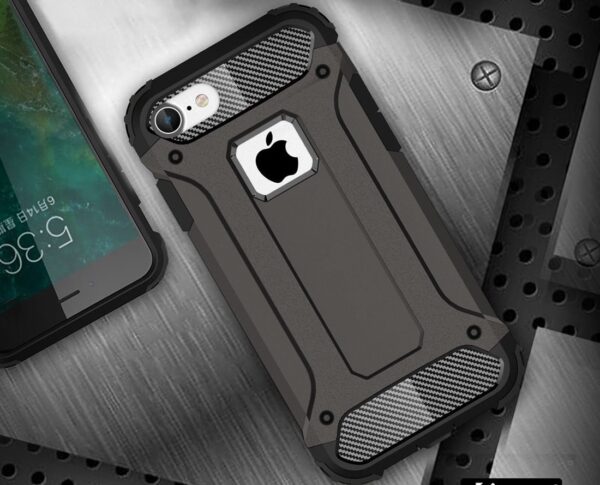 Stoßgeschützte Rugged Handyhülle für iPhone and Galaxy Apple™ Baustelle 6