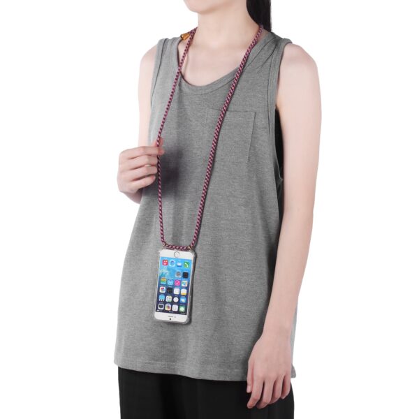 smartphone silicon case with lanyard