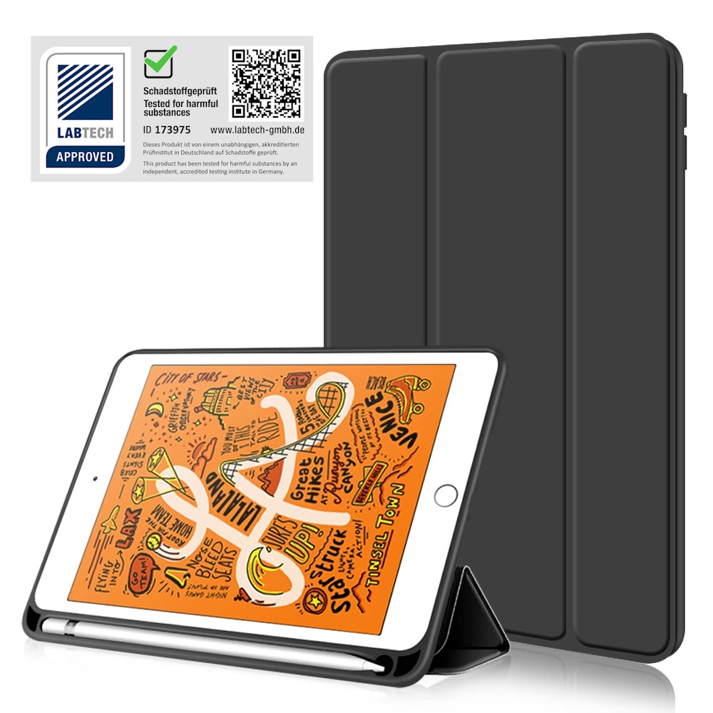 iPad Schutzhülle mit Pencil Halterung, Hüllen mit Logo