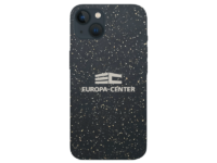 eco-friendly phone case with minimalist corporate logo