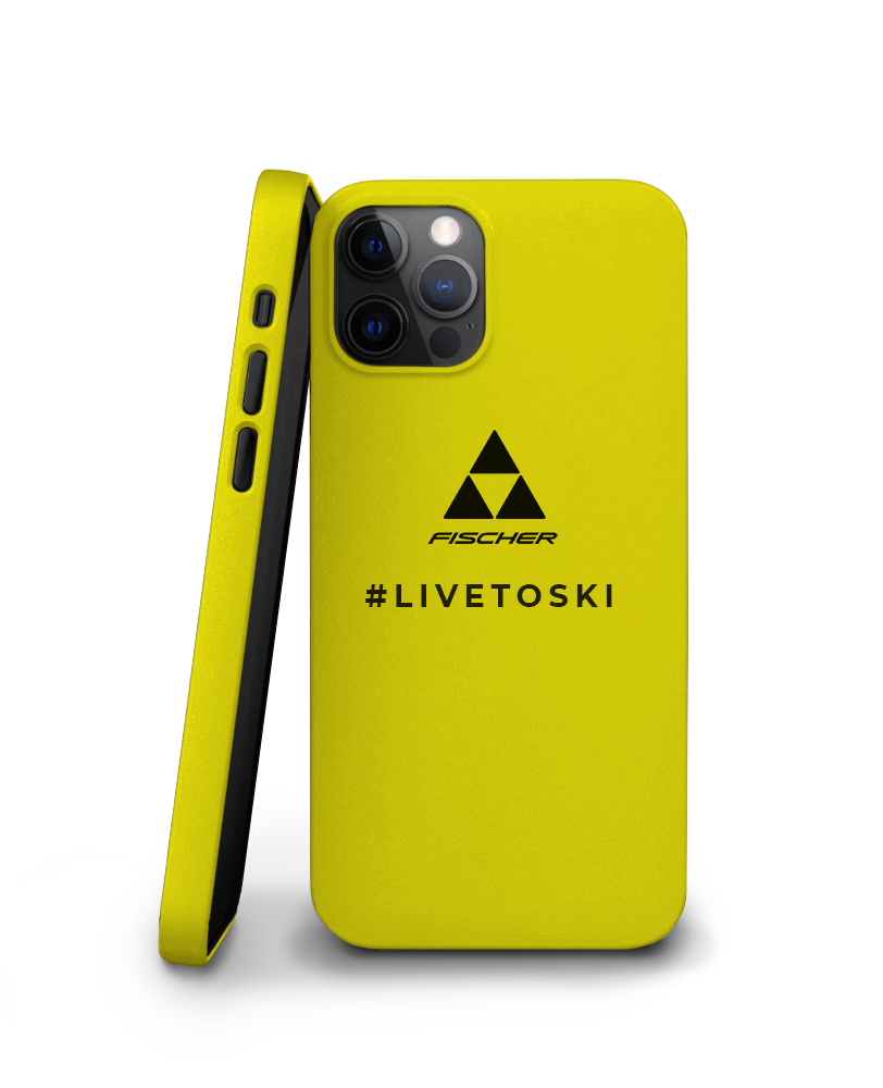 Handyhülle in Firmenfarben von Fischer