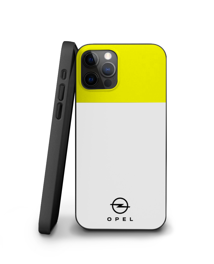 iPhone Hülle mit Design und Logo für Autohersteller Opel