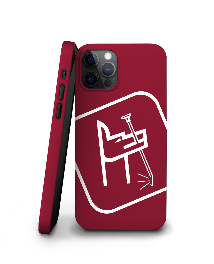 eine Hanyhülle im Unternehmensdesign für Wolf